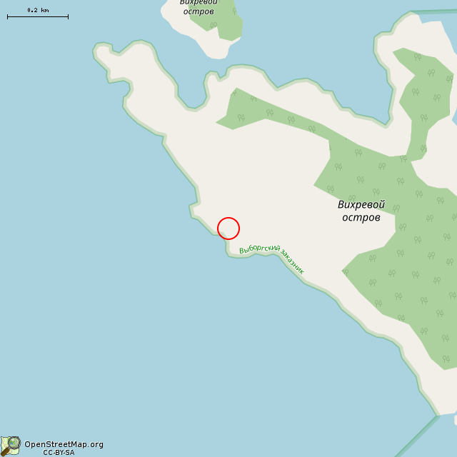 Карта где находится ДОТ в среднем масштабе