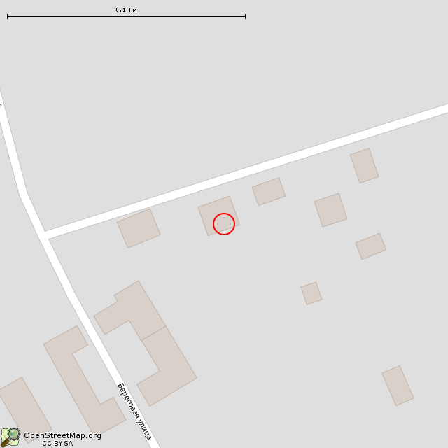 Карта где находится Сохранившееся здание. (Ландышевка) в крупном масштабе