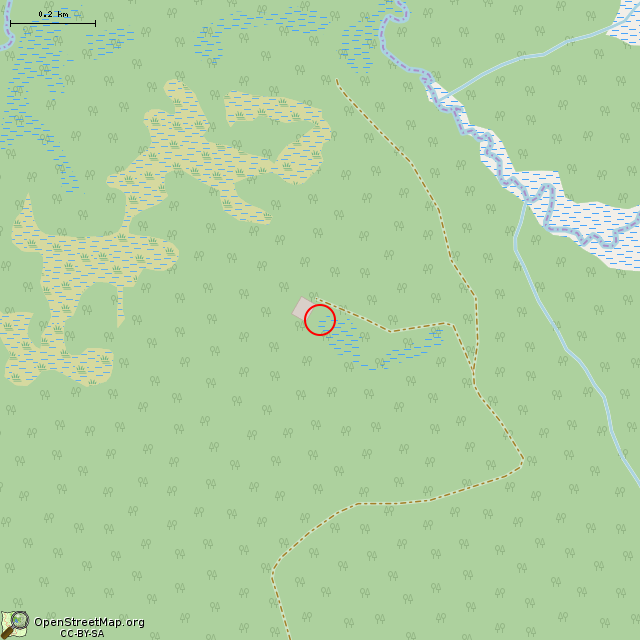 Карта где находится ДОТ в среднем масштабе