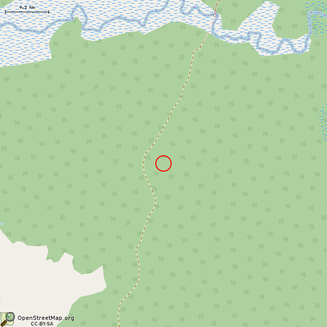 Карта где находится Взорванный АПК в среднем масштабе