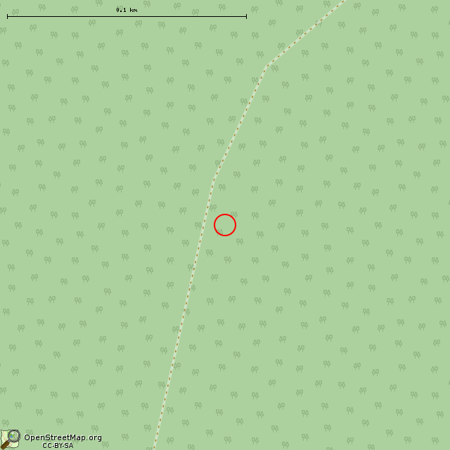 Карта где находится Заброшенный финский наблюдательный пункт     | Вторая мировая война, заброшенный, неиспользуемый объект, наблюдательный пункт / вышка в крупном масштабе