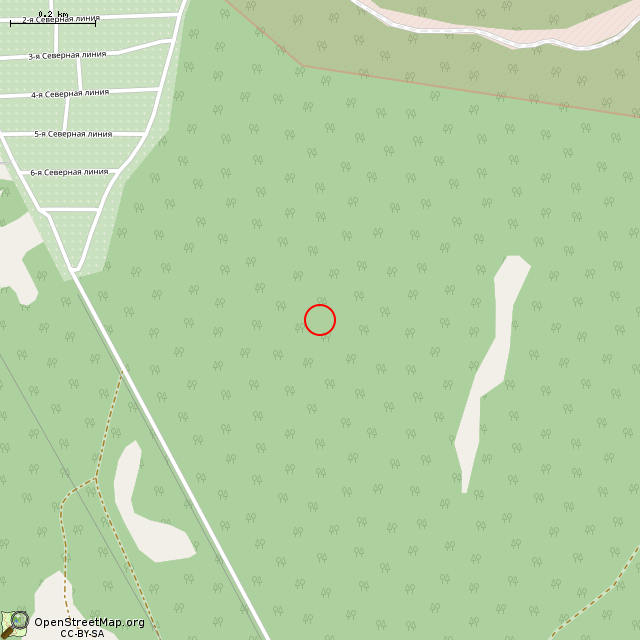 Карта где находится КНП № 900 КаУР в среднем масштабе