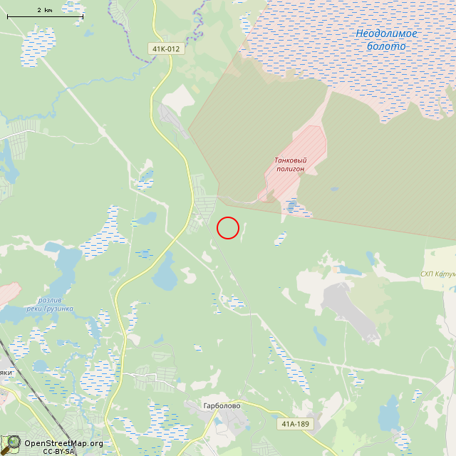 Карта где находится КНП № 900 КаУР в мелком масштабе