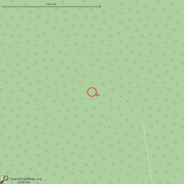 Карта где находится ДОТ № 19 КаУР     | Вторая мировая война, долговременная огневая точка (дот) в крупном масштабе
