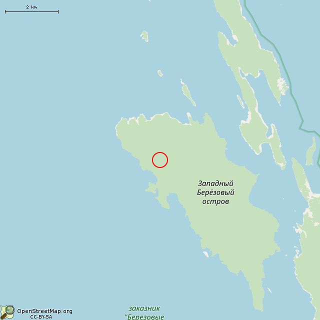 Карта где находится Остатки основания для корабельного орудия в мелком масштабе