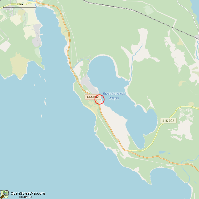 Карта где находится Железнодорожная эстакада в мелком масштабе