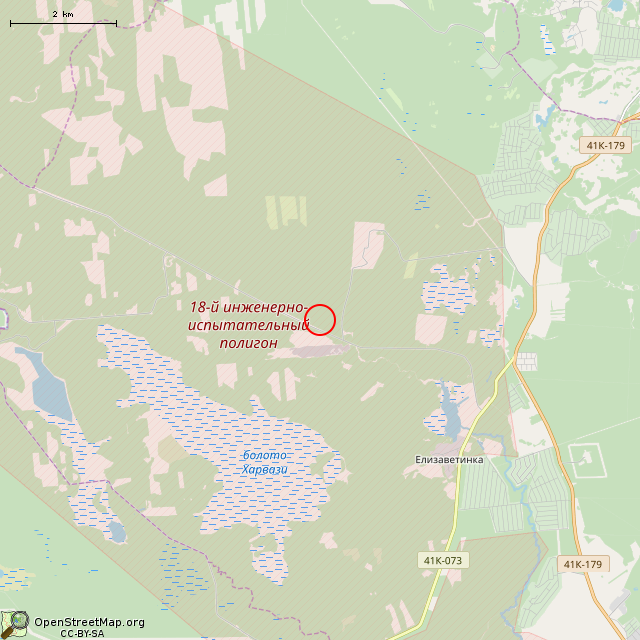 Карта где находится ДОТ № 07 («Истребитель»)  (Оянен) КаУР в мелком масштабе