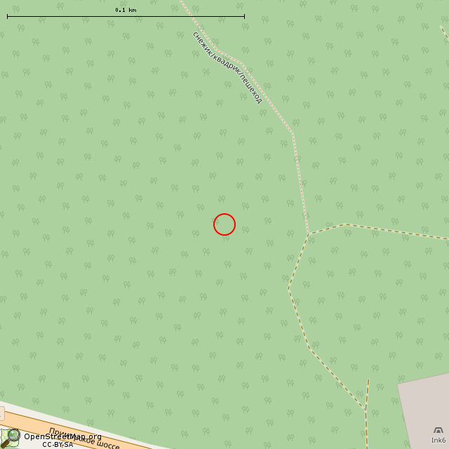 Карта где находится Бетонированный ящик в крупном масштабе