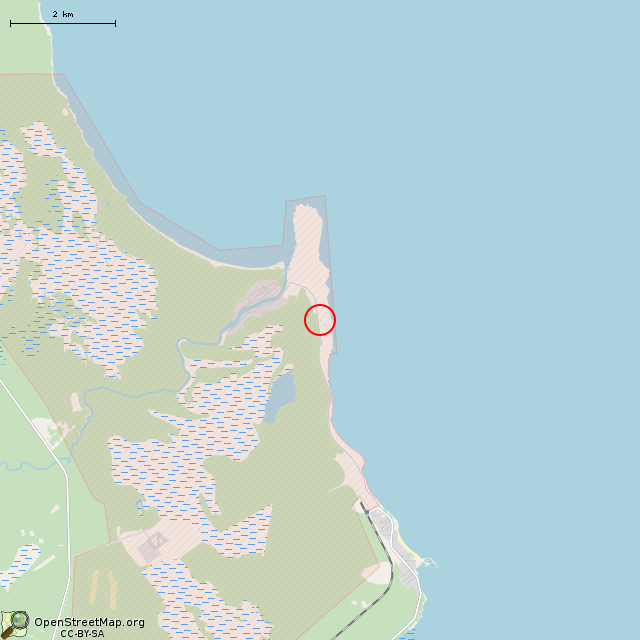 Карта где находится КП-1 в мелком масштабе