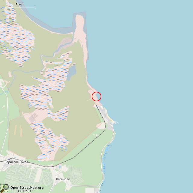 Карта где находится Закрытый участок дороги в мелком масштабе