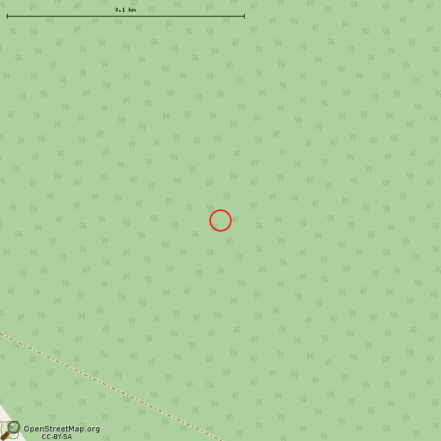Карта где находится Заброшенный карьер в крупном масштабе