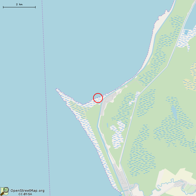 Карта где находится Остатки ж/д рельсов от Дороги жизни в мелком масштабе