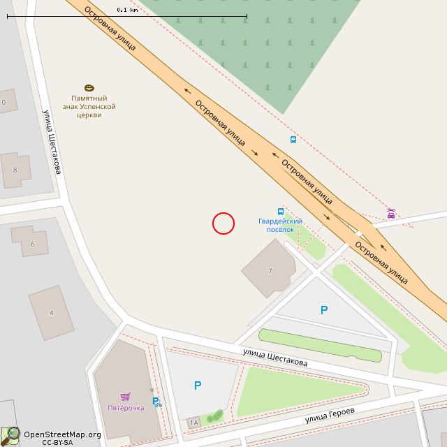 Карта где находится Памятник-надгробие Николаю Александрову (Выборг) в крупном масштабе