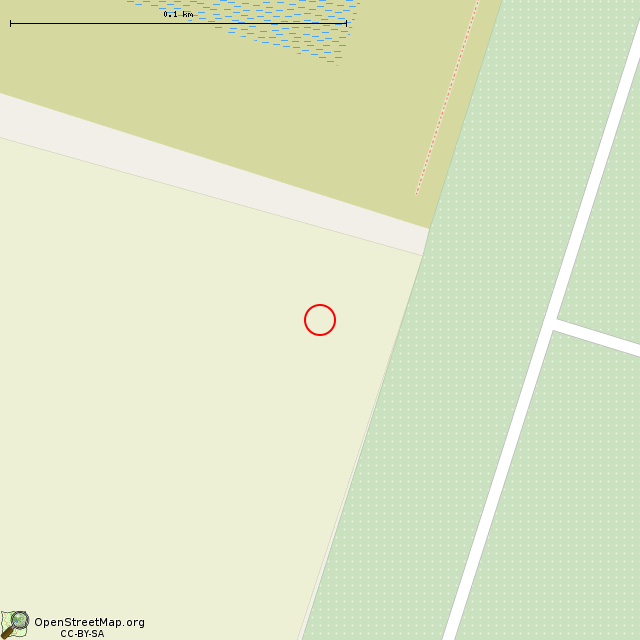 Карта где находится Памятный знак на месте гибели А. Т. Севастьянова в крупном масштабе