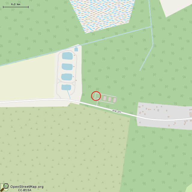 Карта где находится Насосная в среднем масштабе