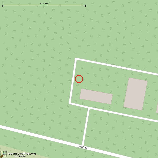 Карта где находится Насосная в крупном масштабе
