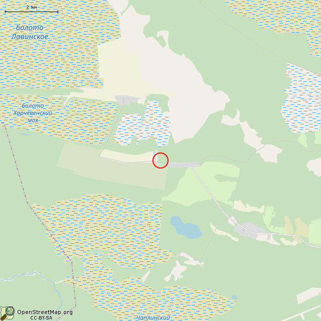 Карта где находится Насосная в мелком масштабе