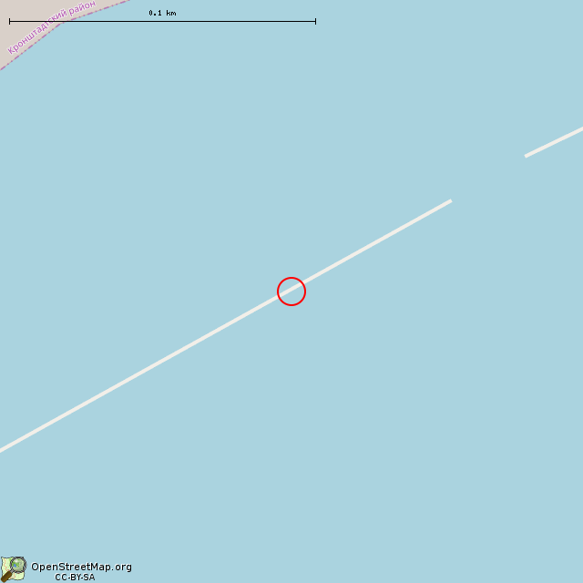 Карта где находится ДОТ № 30 КронУР (Санкт-Петербург) в крупном масштабе