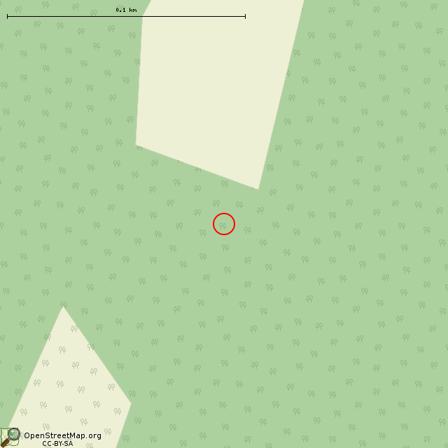 Карта где находится Очистные сооружения в крупном масштабе