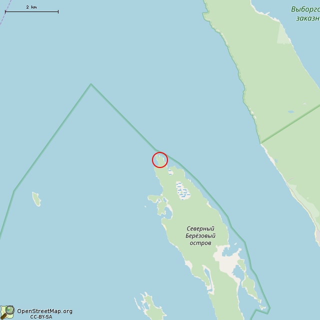 Карта где находится Заброшенный ПТН в мелком масштабе