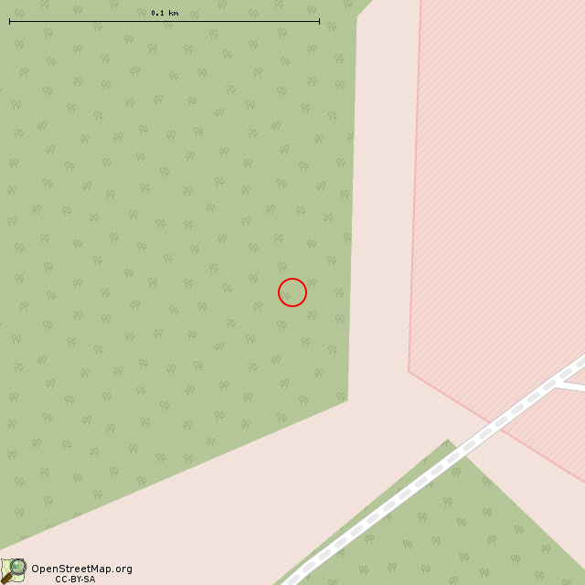 Карта где находится ДОТ в крупном масштабе