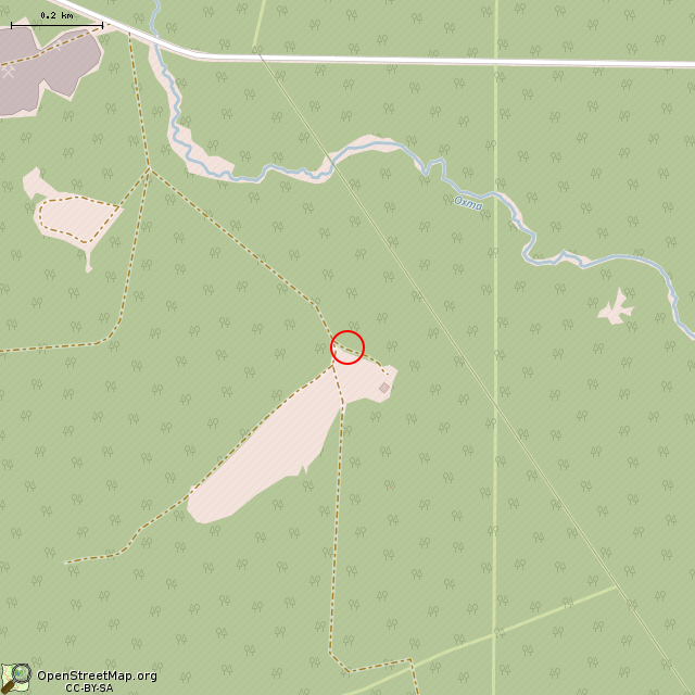 Карта где находится АПК «Ракета» КаУР в среднем масштабе