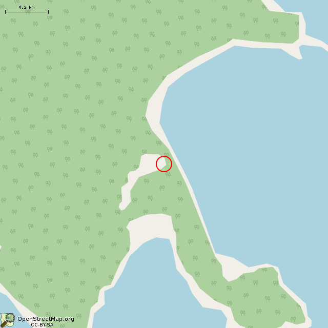 Карта где находится ДОТ в среднем масштабе