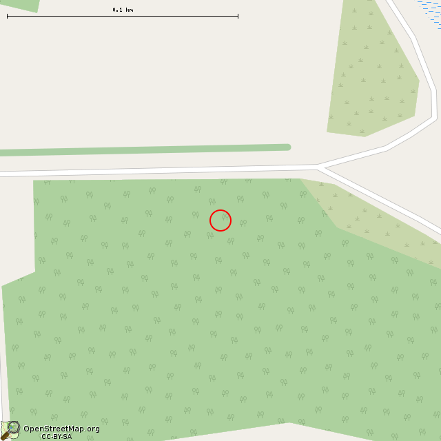 Карта где находится Бывший ЗРК в крупном масштабе