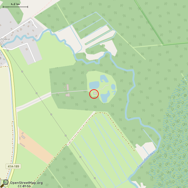 Карта где находится Боксы     | заброшенный, неиспользуемый объект в среднем масштабе