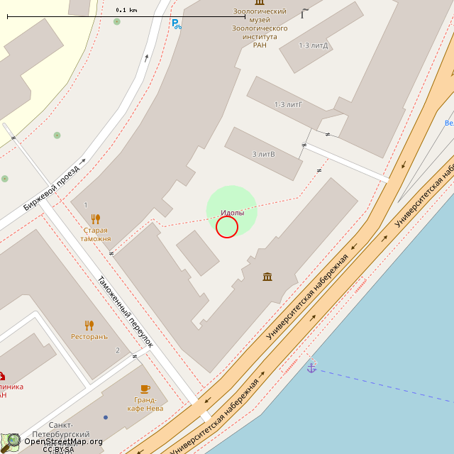 Карта где находится Истуканы (Санкт-Петербург) в крупном масштабе