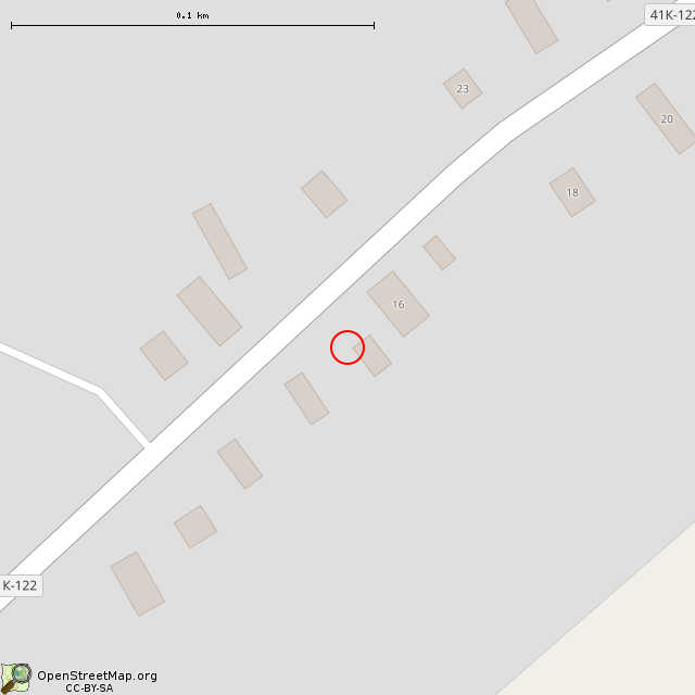 Карта где находится Бывший сельмаг (Рындела) в крупном масштабе