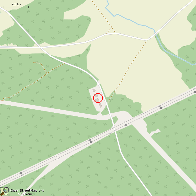 Карта где находится Заброшенный ЭВМ     | заброшенный, неиспользуемый объект в среднем масштабе