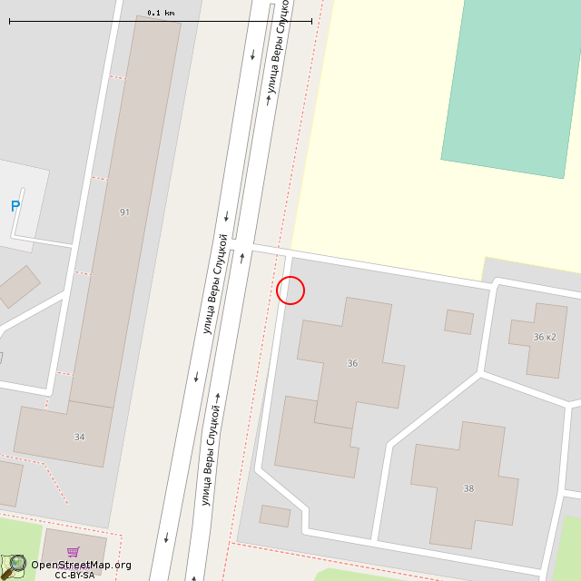 Карта где находится Мемориальная доска ДОТу Кл-8 КрУР (Санкт-Петербург) в крупном масштабе