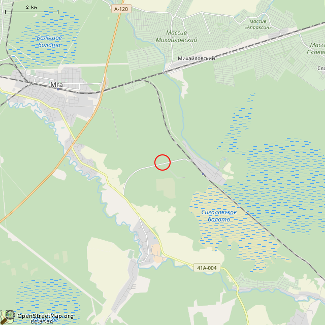 Карта где находится Насосная станция в мелком масштабе