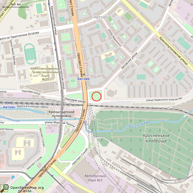 Карта где находится Первый трактор марки «Фордзон-Путиловец» в среднем масштабе