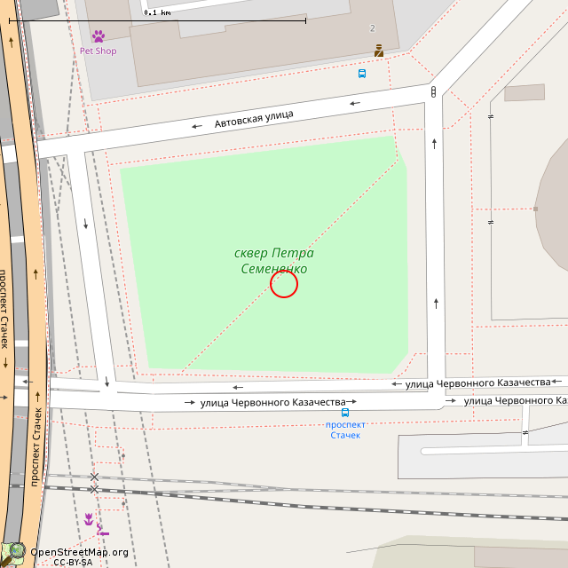 Карта где находится Первый трактор марки «Фордзон-Путиловец» в крупном масштабе